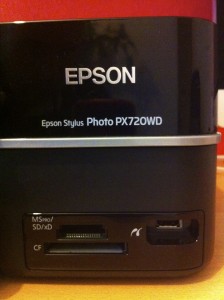 Epson PX720WD Card Slots